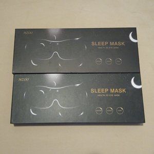 Set of (2) Brand New in Box MZOO 3D Sleep Masks